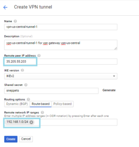 gcp vpn example