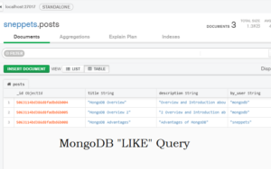 mongodb like query