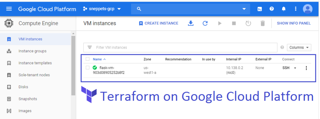 Terraform tutorial - sneppets