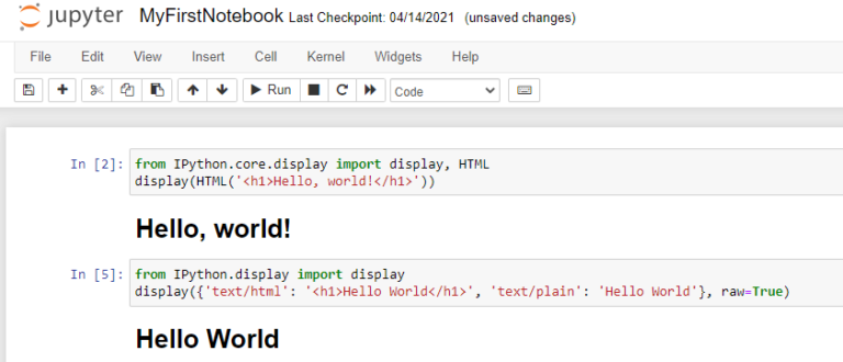 How To Embed HTML Within IPython Notebook ? - Sneppets