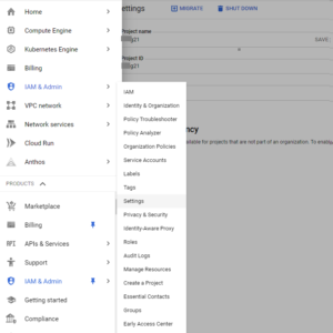 Rename project in GCP – Google Cloud Platform