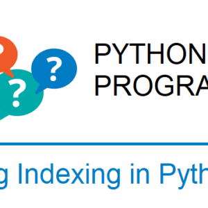 string indexing in python example