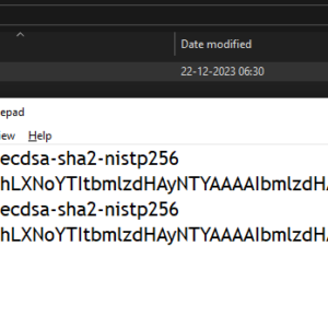 Add correct host key in /.ssh/known_hosts file